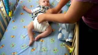 Using a prefold diaper [upl. by Layney]