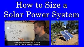 How to Size your Solar Power System [upl. by Nawuq]