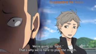 Haikyuu S1 S2 Funny Moment quotKARASUNO VS NEKOMAquot [upl. by Tan547]