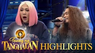 Vice gets hurt because of the daily contenders lyrics  Tawag ng Tanghalan [upl. by Eninahs]