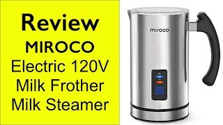 Review Miroco Milk Frother  How to make froth milk at home [upl. by Kennet]