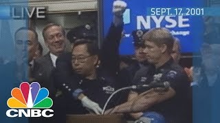 Reopening the NYSE after 911  Archives  CNBC [upl. by Cristabel]