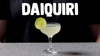 Classic Daiquiri Cocktail Recipe [upl. by Nerissa14]