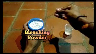 Bleaching Powder reaction and uses [upl. by Ykcub]