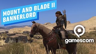 7 Minutes of New Mount and Blade 2 Bannerlord Gameplay  Gamescom 2019 [upl. by Sicnarf]