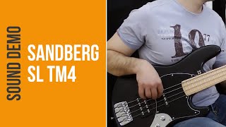 Sandberg SL TM4 Bass  Sound Demo no talking [upl. by Oitaroh]