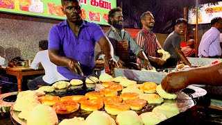 South Indian Parotta Masters of Madurai  Bone Marrow Omelet  South Indian street food tour INDIA [upl. by Anaj]