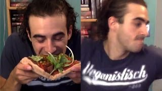 Vegan freaks out when he realizes he just ate cheese [upl. by Udall]