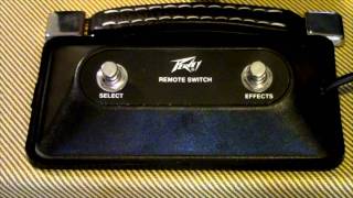 Peavey Amplifier Foot Switch  Remote Switch [upl. by Aikcir]