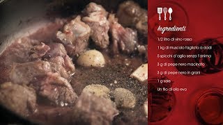 Ricetta Peposo alla Fornacina a Bassa Temperatura  BTaste Ariete  Sous Vide [upl. by Aicilaanna]