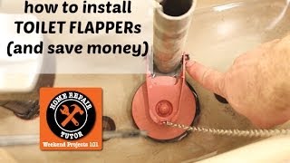 How to Replace a Toilet Flapper Valve [upl. by Tabina]