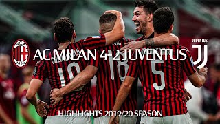 Highlights  AC Milan 42 Juventus  Matchday 31 Serie A TIM 201920 [upl. by Nagaem]