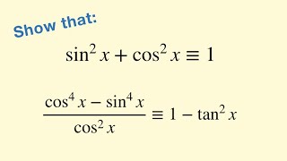 Intro to Trigonometric Identities  part 1 [upl. by Atteynek904]