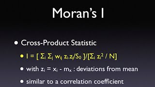 Global Spatial Autocorrelation Morans I [upl. by Xavler]