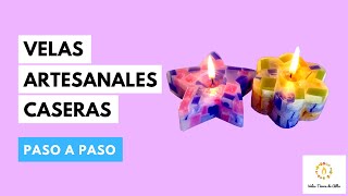 👉 Como Hacer Velas CASERAS principiantes😉 [upl. by Ahsea]