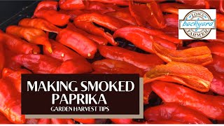 Making Smoked Paprika Powder [upl. by Natanoy]