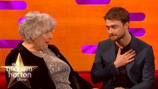 Daniel Radcliffe amp Miriam Margolyes Reflect On 20th Anniversary of Filming Harry Potter [upl. by Mcgraw182]