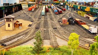 Beautiful Private Model Railroad HO Scale Gauge Train Layout [upl. by Lydell745]