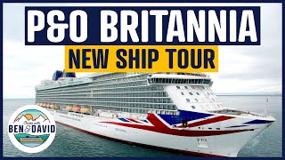 PampO Cruises Britannia NEW Cruise Ship Tour [upl. by Naitsabes700]