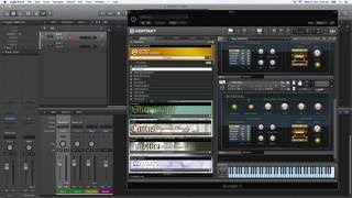 How to use Kontakt as a MultiOutput Instrument in Logic Pro X StepbyStep Tutorial [upl. by Ahsilla]