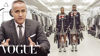 Thom Browne’s Entire Design Process From Sketch to Dress  Vogue [upl. by Sculley]