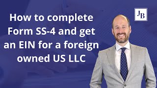 How to Complete an SS4 Form for Your US LLC StepbyStep Guide [upl. by Yesnyl]