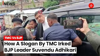 West Bengal Panchayat Election TMC’s ‘Thief Thief’ Sloganeering Irks BJP Leader Suvendu Adhikari [upl. by Snah]