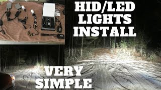 4RUNNER HIDLED HEADLIGHT INSTALL HOW TO [upl. by Ijan]