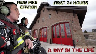 First 24 Hours in a New Fire Station  A Day in the Life [upl. by Aleibarg790]