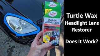 Turtle Wax Headlight Restorer All Steps [upl. by Kcir]