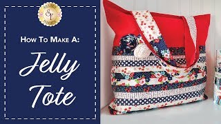 How to Make a Reusable Grocery Bag  a Shabby Fabrics Sewing Tutorial [upl. by Aicre]