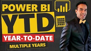 Power BI Show YeartoDate YTD Across Multiple Years [upl. by Nauwaj]