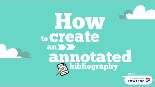 Annotated Bibliography Examples [upl. by Augustina]