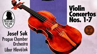 Mozart  The Violin Concertos n°1234567  Presentation Centurys recording  Josef Suk [upl. by Asined]