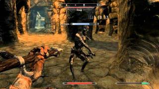 Lets Play Skyrim  quotThe Golden Clawquot walkthrough  Bleek Falls Barrow [upl. by Adnuahs105]