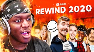 Reacting To MrBeasts Youtube Rewind 2020 [upl. by Jolie]