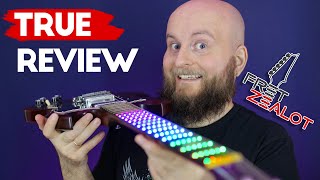 TRUE Review of Fret Zealot LED Guitar Learning System Guitar Teaching Tool [upl. by Nulubez]