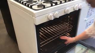 Preheating a gas oven [upl. by Nauqit]