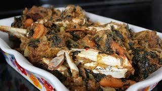 Easy Haitian Legume With Crab  Seafood Haitian Legume Recipe  Episode 196 [upl. by Fasa]