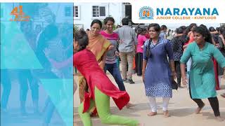 Narayana Junior College Hyderabad Kuntloor Girls Campus Games Day 1 Student Wellness Program Disha [upl. by Goldsworthy]