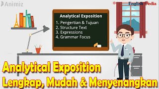 ANALYTICAL EXPOSITION TEXT LENGKAP  KELAS 11 XI  PURPOSE STRUCTURE LANGUAGE FEATURE [upl. by Yeldua]