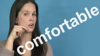 How to Pronounce COMFORTABLE  AMERICAN ENGLISH PRONUNCIATION [upl. by Eelrahs]