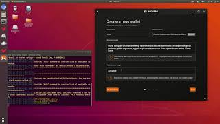 Linux Monero GUI wallet tutorial with full node Advanced Mode [upl. by Rondi]