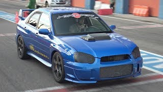 800HP Subaru Impreza Gets Sequential Gearbox  First Track Test BRUTAL Shifting Sounds amp OnBoard [upl. by Annod269]