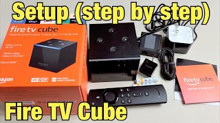 Fire TV Cube How to Setup step by step [upl. by Eiramanad328]