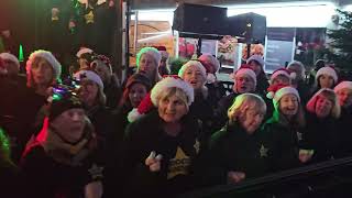 WHAT CHRISTMAS MEANS TO ME Rock Choir at Birkdale Lights Switch On 1st December 2024 [upl. by Eittak831]