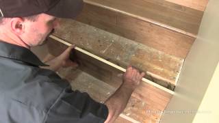 How To Install Hardwood on Stairs [upl. by Rusert]