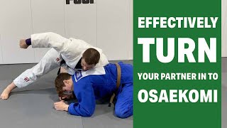 LEARN A POWERFUL TURN OVER TECHNIQUE  Travis Stevens Basic Judo Techniques [upl. by Alletse]