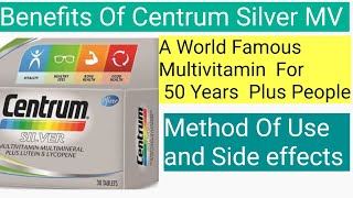 Centrum Silver Multivitamin For 50 Plus People Full Review  DrKashifLight [upl. by Anuayek]