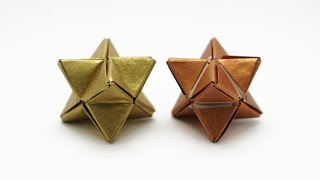 ORIGAMI TRIAKIS OCTAHEDRON Jo Nakashima [upl. by Ylsel]